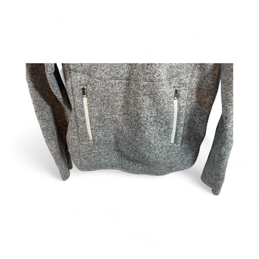 The North Face Girls Full Zip Hooded Jacket Grey